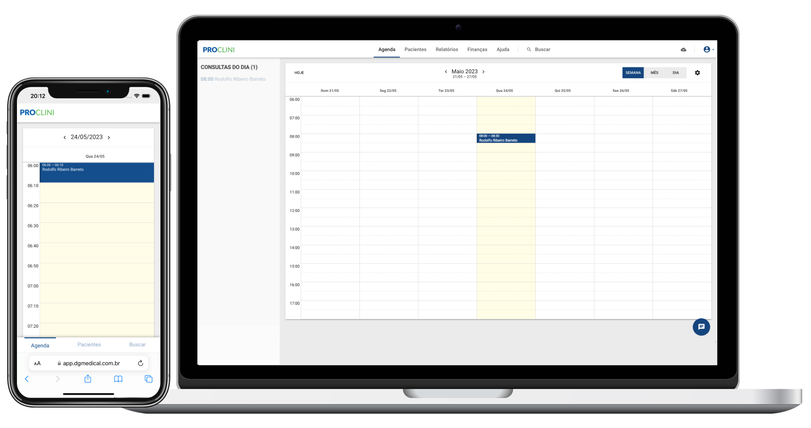 Imagem mostrando o sistema